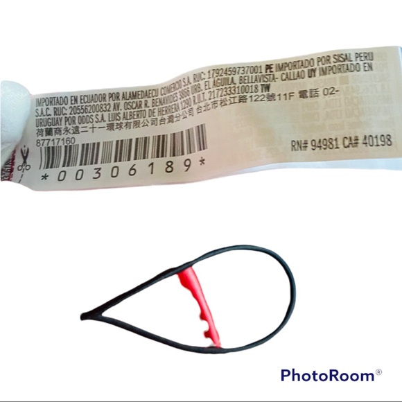 Red faux leather joggers - Picture 6 of 7